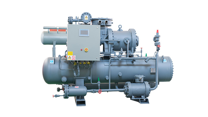 Unidade de compressor de refrigeração de parafuso semi-hermético